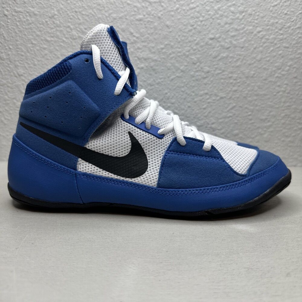 Nike Fury Men's Wrestling Shoes MMA Combat Royal Blue AO2416-401 Size 8